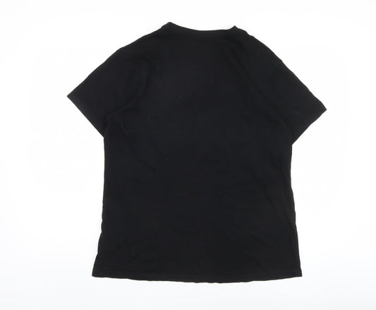 Rick and Morty Men's Black Graphic M T-Shirt