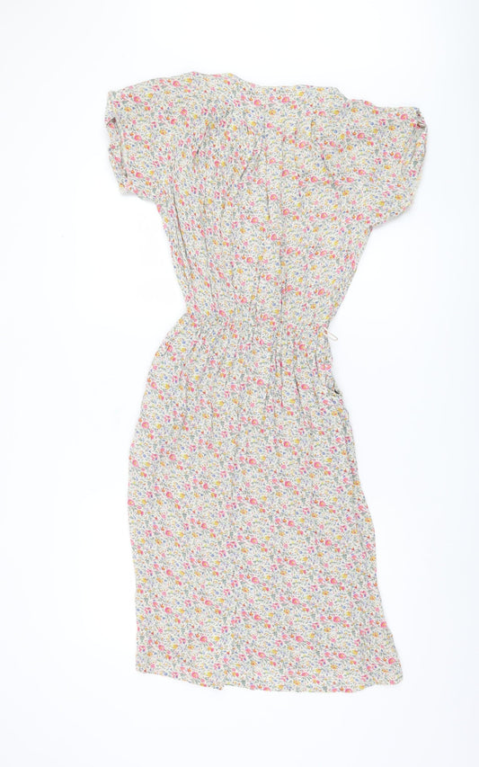 Richards Women's Multicoloured Floral A-Line Dress Size 10