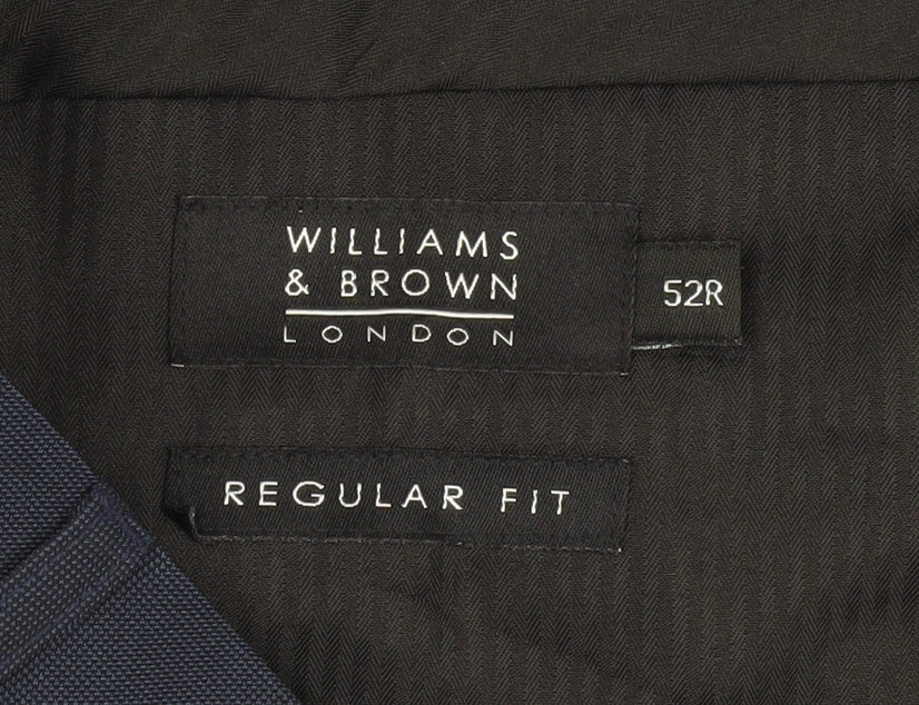 Williams & Brown Men's Blue Dress Pants Size 52R