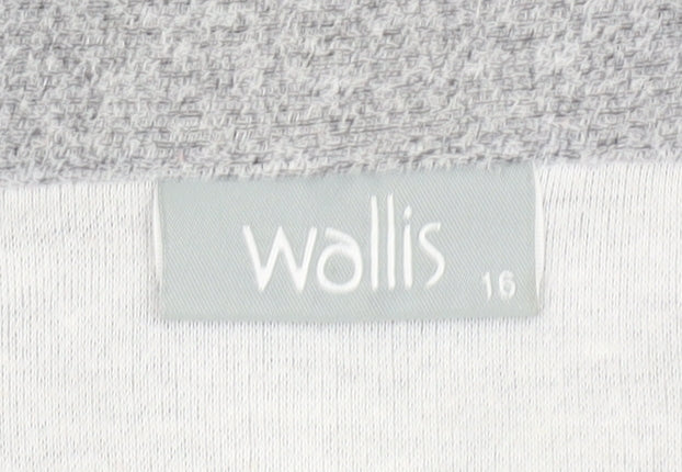 Womens UK Size 16 Wallis Grey Blouse