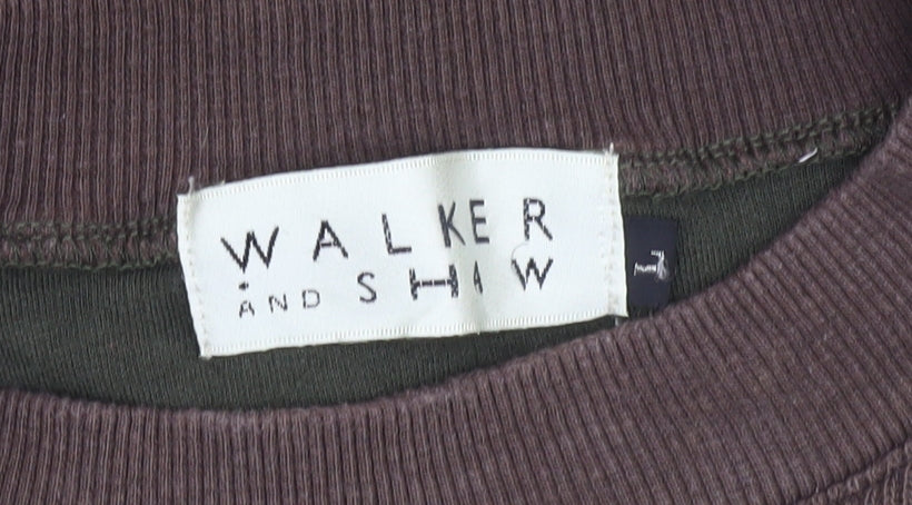 Walker and Shaw Men's Green Pullover Sweatshirt