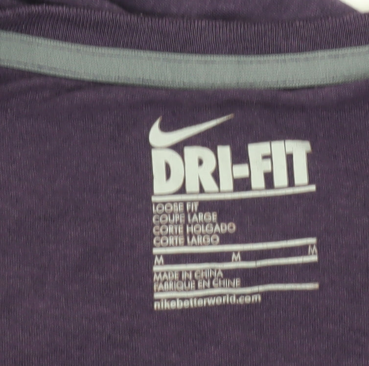 Womens UK Size M Nike Purple T-Shirt