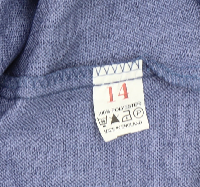 Autonomy Women's Blue Straight Leg Trousers Size 14