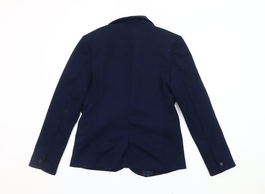 Gap Blue Women's Blazer Jacket, Size 10, Regular Fit