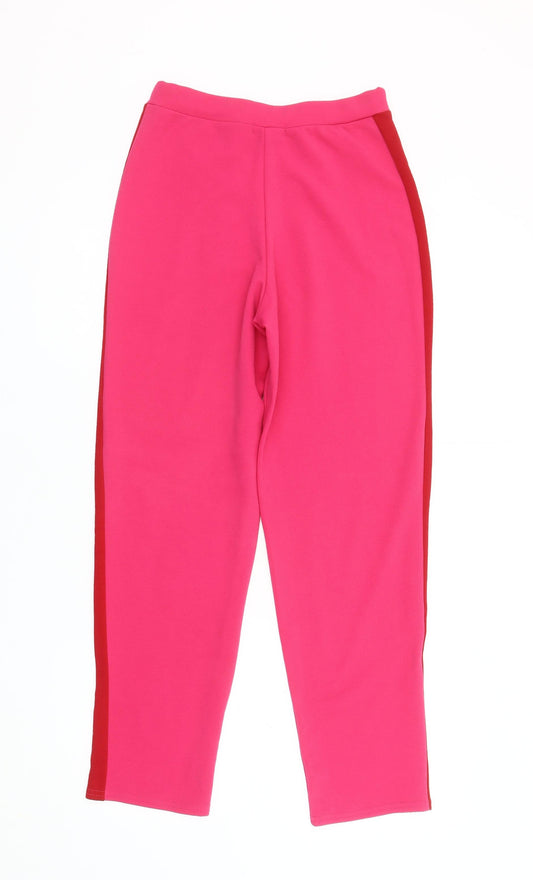 Pretty Little Thing Women's Pink Trousers Size 10