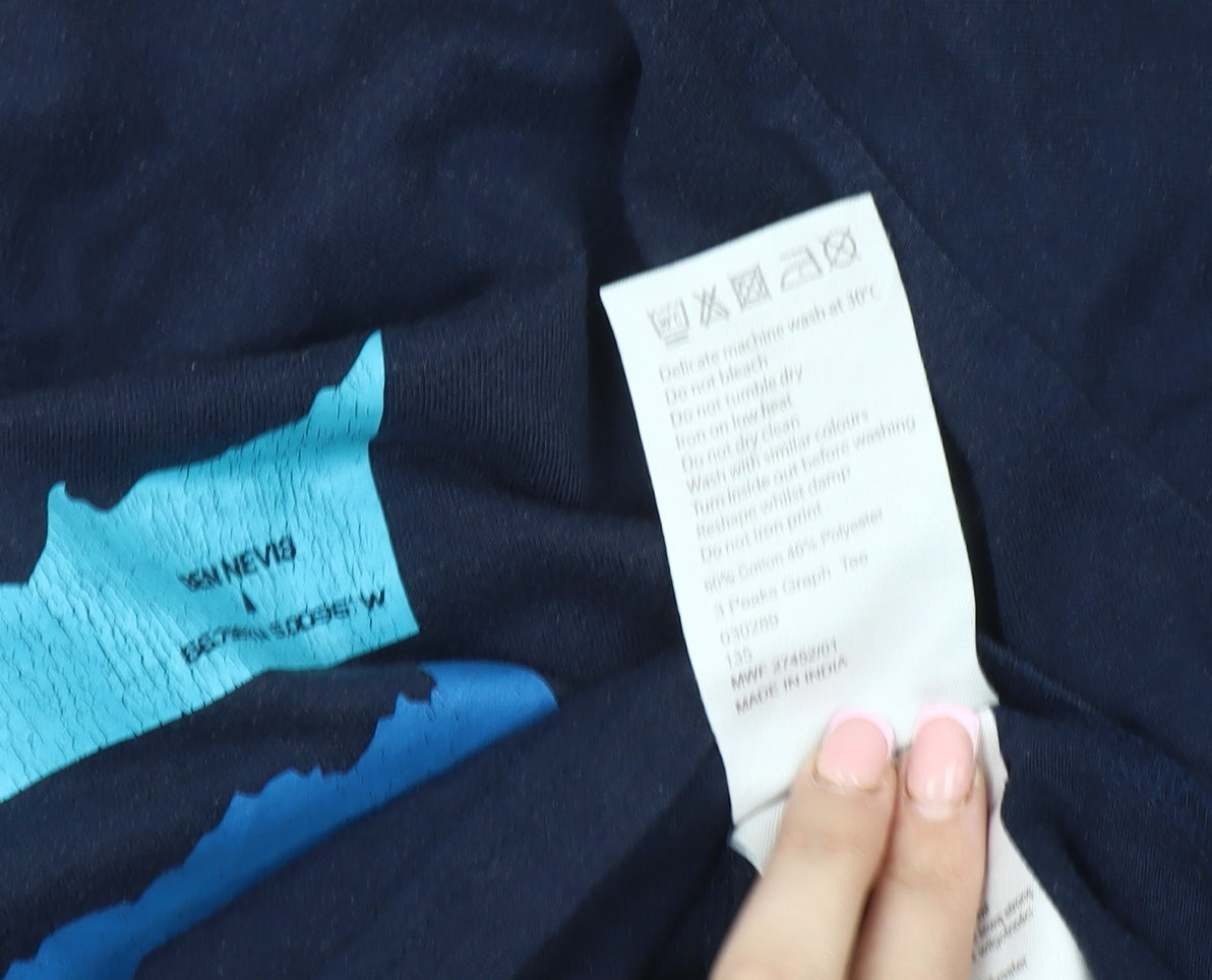 Mountain Warehouse Men's Blue Medium Graphic T-Shirt