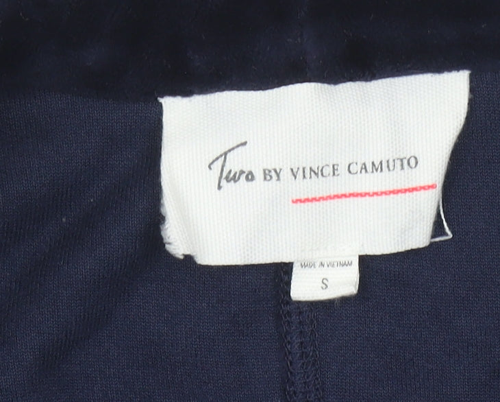 Two by Vince Camuto Women's Blue Zip Sweatshirt S