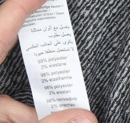 New Look Women's Black Tweed Blazer - Size 12