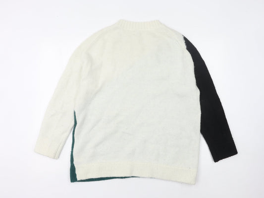 Womens UK Size S John Lewis Multicoloured Pullover Jumper