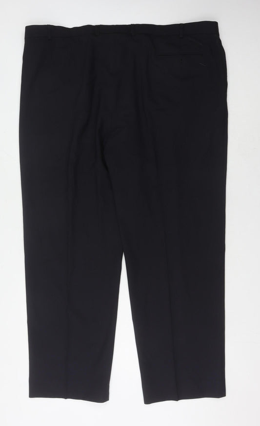 Marks and Spencer Men's Black Trousers Size 46