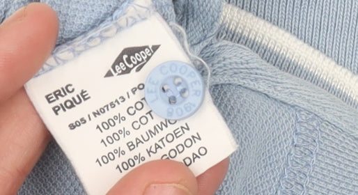 Lee Cooper Men's Blue Medium Polo Shirt