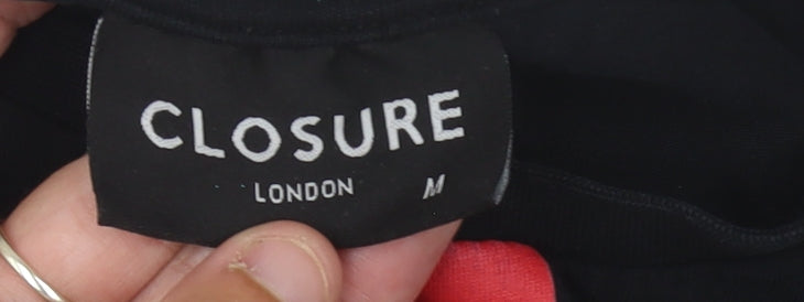 Mens UK Size M Closure London Black T-Shirt
