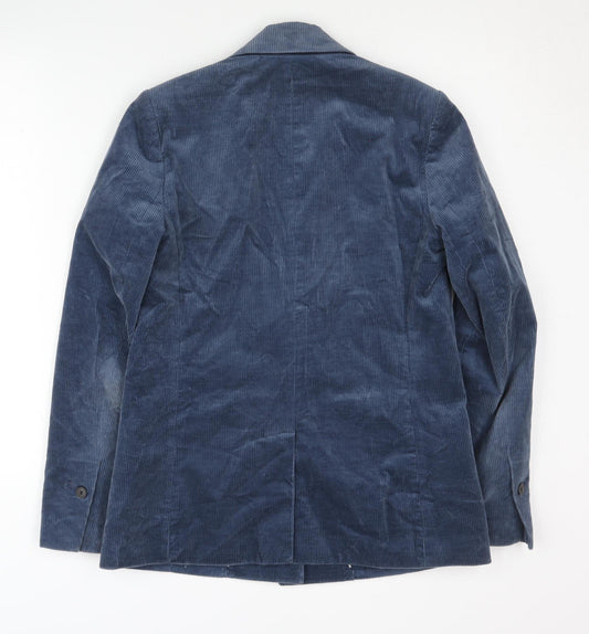 Next Women's Blue Corduroy Blazer, Size 8, Business Casual
