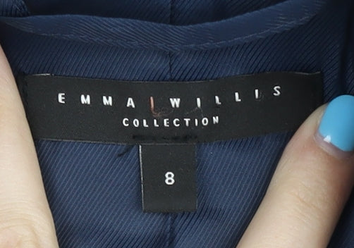 Next Women's Blue Corduroy Blazer, Size 8, Business Casual