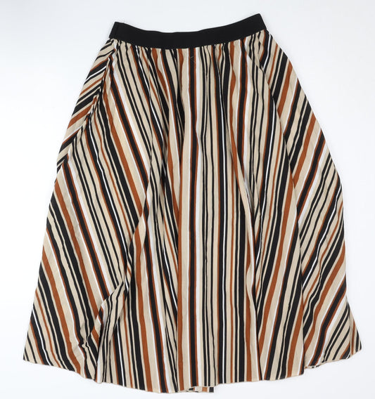 H&M Women's Multicoloured A-Line Skirt, M