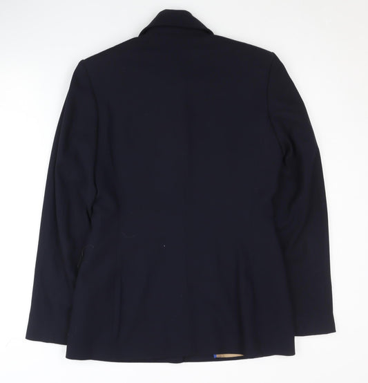 Next Women's Black Blazer Size 8, Regular Fit, Lined