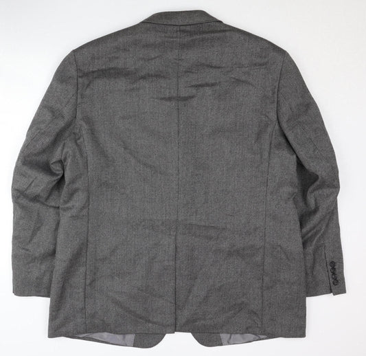 Mens UK Size 46 Marks and Spencer Regular Grey Suit Jacket