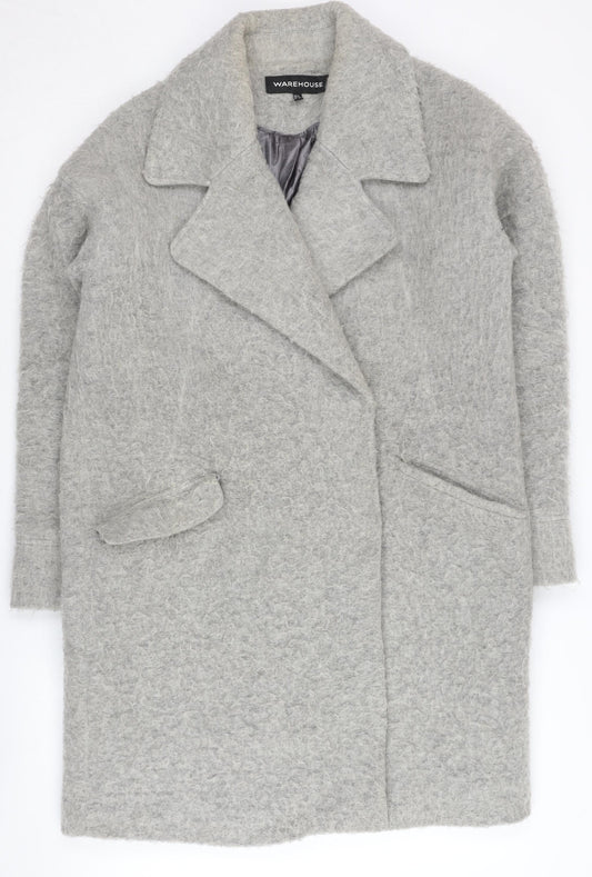 Womens UK Size 6 Warehouse Grey Basic Jacket