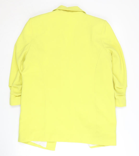 River Island Women’s Yellow Blazer Size 10 Suit Jacket