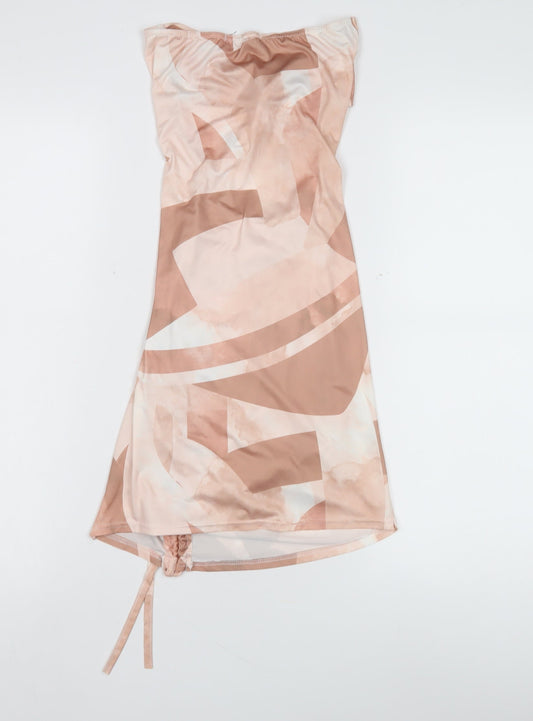 PrettyLittleThing Women’s Multicoloured Strapless Dress