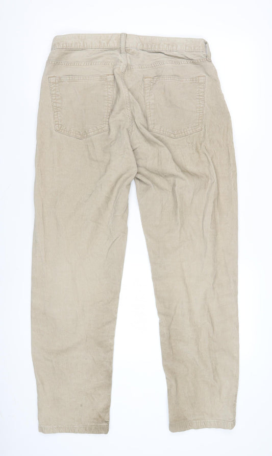 Lands' End Men’s Beige Corduroy Trousers Size 32