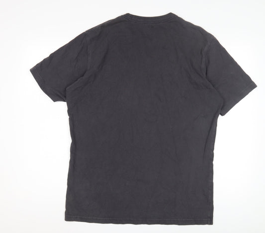Uniqlo Men’s Black Crew Neck L T-Shirt