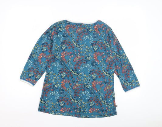 Womens UK Size 8 Brakeburn Multicoloured Basic T-Shirt