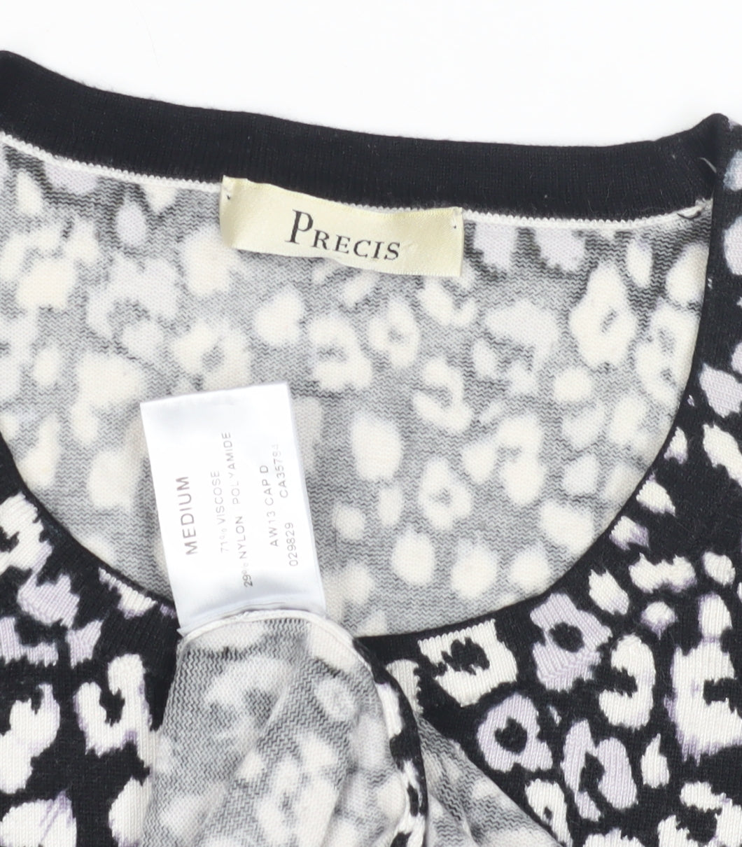 Womens UK Size M Precis Black Pullover Jumper