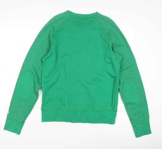 Mens UK Size M JACK & JONES Green Pullover Sweatshirt