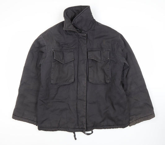 Womens UK Size 2 ASOS DESIGN Black Basic Jacket