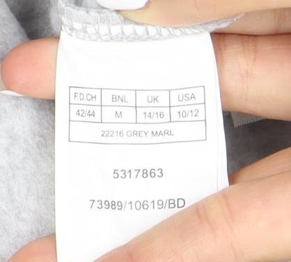 Womens UK Size 10 Damart Grey Gilet