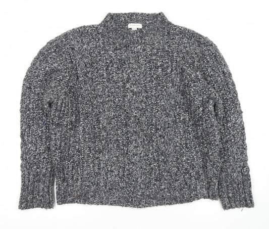 Womens UK Size 14 Topshop Grey Pullover Jumper