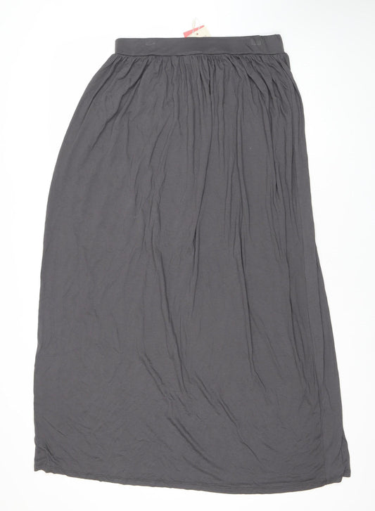 Monsoon Black Midi Skirt, Women, M, Casual Elegance