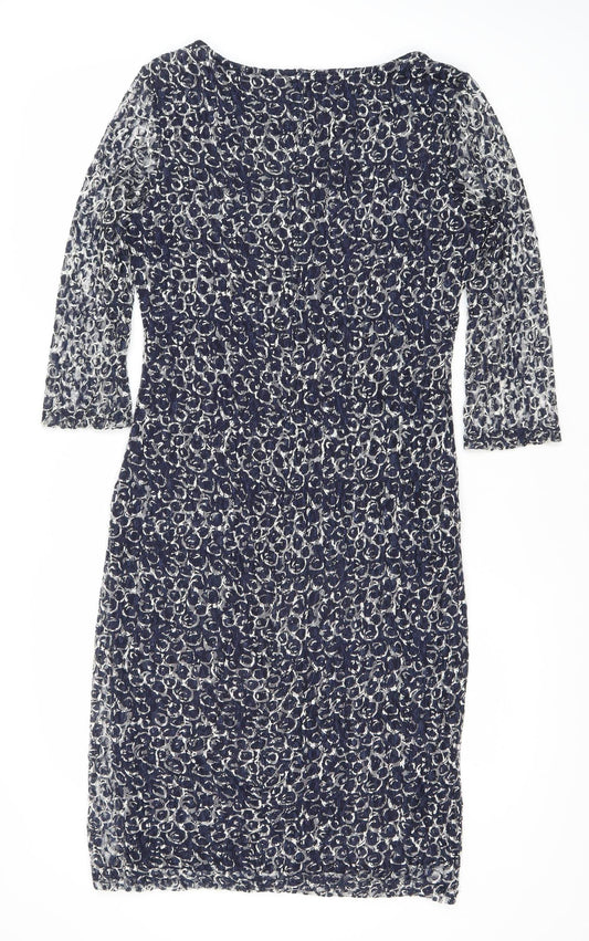Marks and Spencer Women's Blue Sheath Dress Size 14