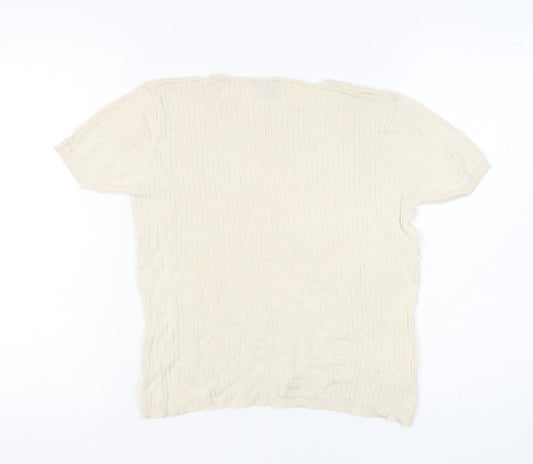 Alexon Women's Beige Silk Top, Size 16/18