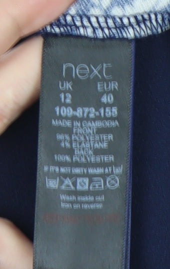 Womens UK Size 12 NEXT Blue Tank