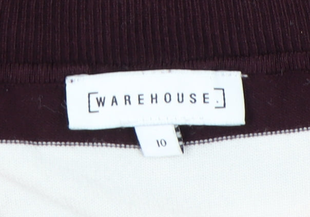 Womens UK Size 10 Warehouse Multicoloured Pullover Jumper