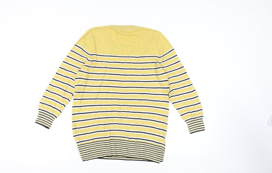 Womens UK Size 12 NEXT Yellow Pullover Jumper