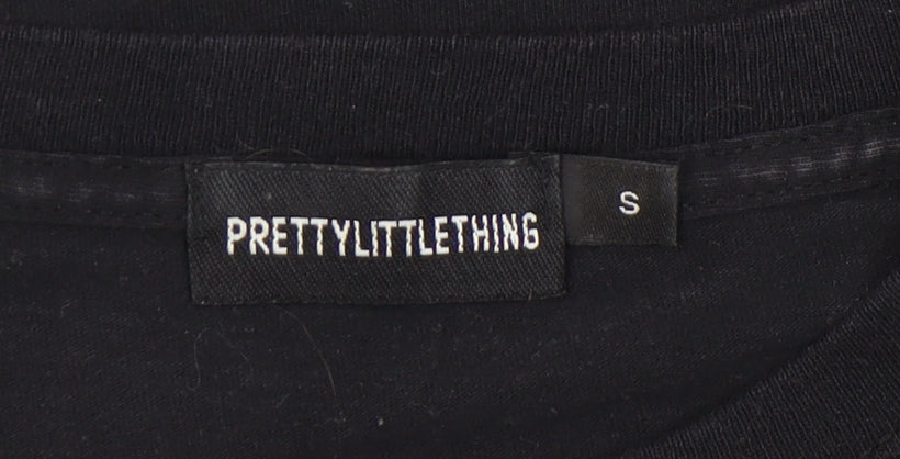 PrettyLittleThing Women's Black T-Shirt S