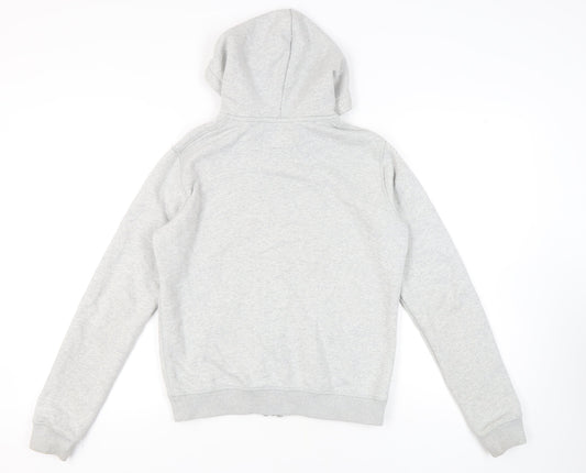 Womens UK Size 10 Jack Wills Grey Full Zip Hoodie