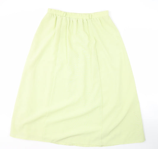 Isabelle Women's Green Size 12 Polyester Skirt