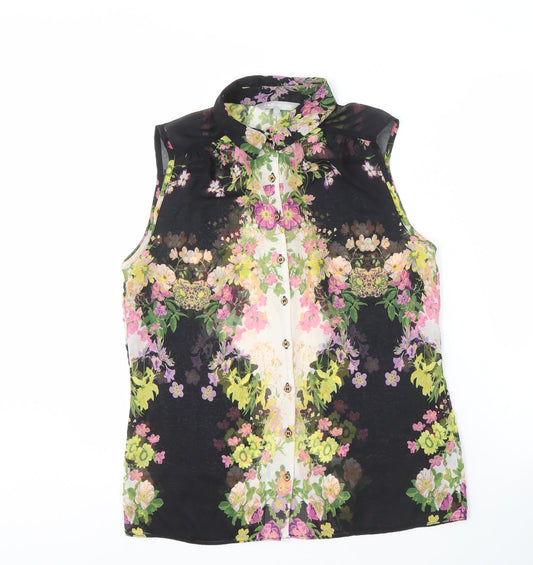 Additional front view of Red Herring Women's Multicoloured Floral Blouse, size 10