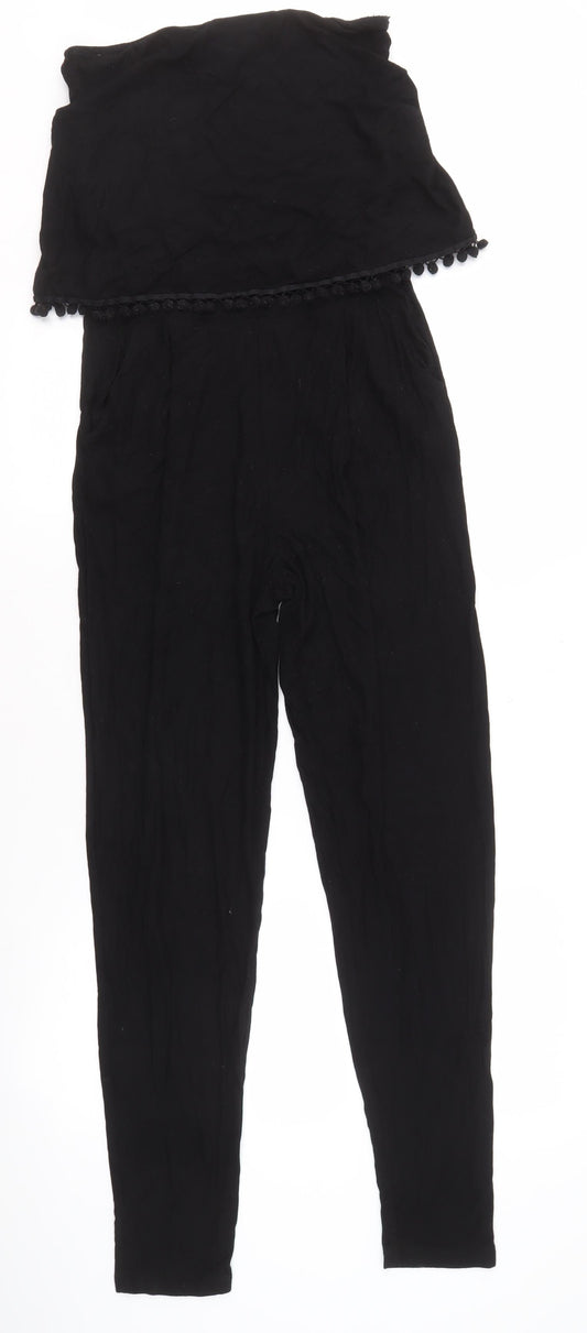 Womens UK Size 8 NEXT One-Piece Black Jumpsuit