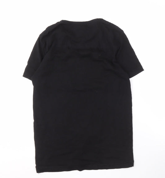 Mens UK Size S French Connection Black T-Shirt