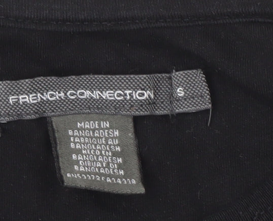 Mens UK Size S French Connection Black T-Shirt