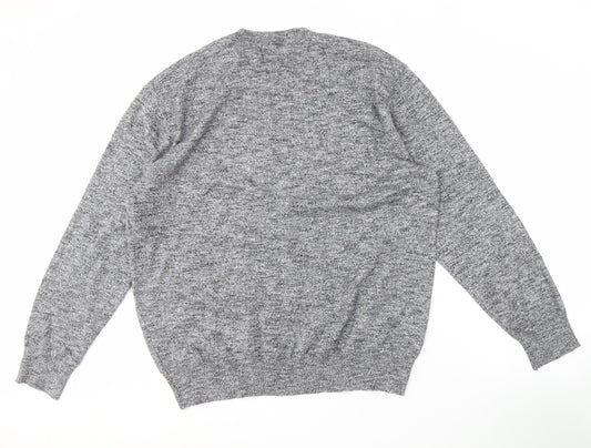Next Men's XL Grey Pullover Jumper - Crew Neck, Casual