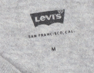 Levi's Grey Medium Men's T-Shirt with Logo