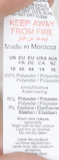 boohoo Women's White Camisole Tank Top Size 18