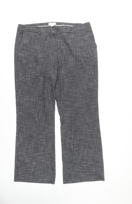 Womens UK Size 16 Monsoon Regular Fit Business Casual Grey Trousers