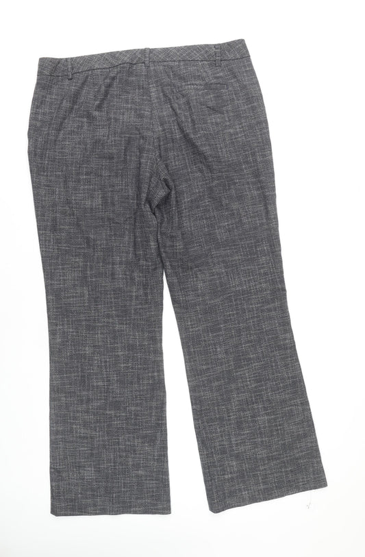 Monsoon Women's Grey Trousers Size 16 Business Casual